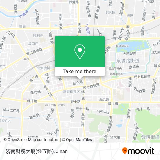 济南财税大厦(经五路) map