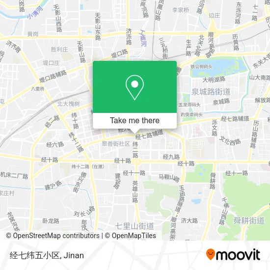 经七纬五小区 map