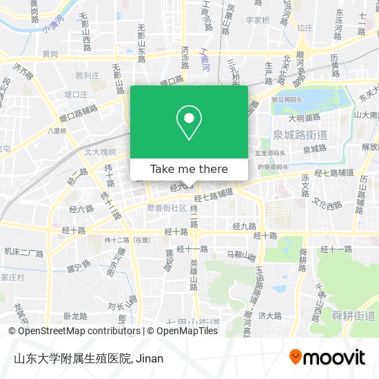 山东大学附属生殖医院 map