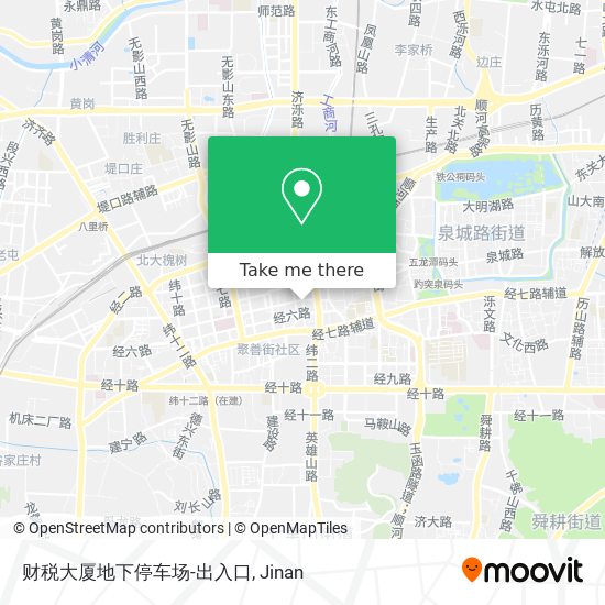 财税大厦地下停车场-出入口 map