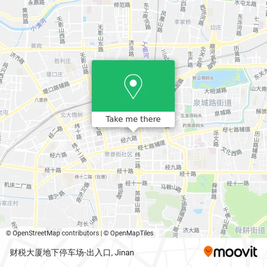 财税大厦地下停车场-出入口 map