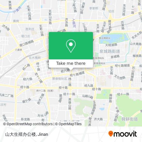 山大生殖办公楼 map