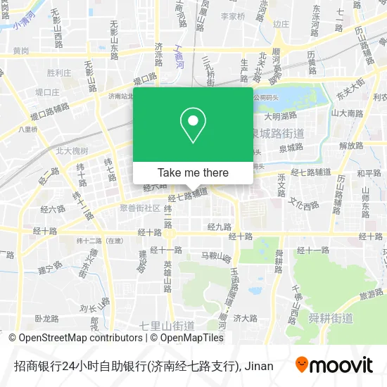 招商银行24小时自助银行(济南经七路支行) map
