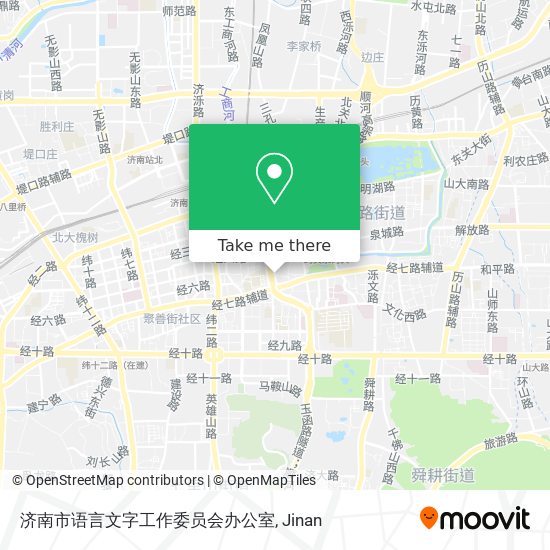 济南市语言文字工作委员会办公室 map