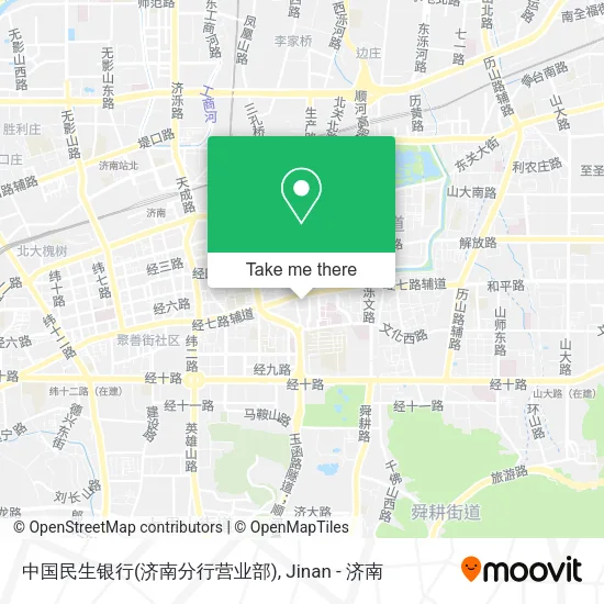 中国民生银行(济南分行营业部) map