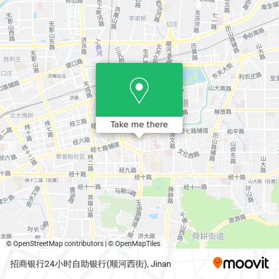 招商银行24小时自助银行(顺河西街) map