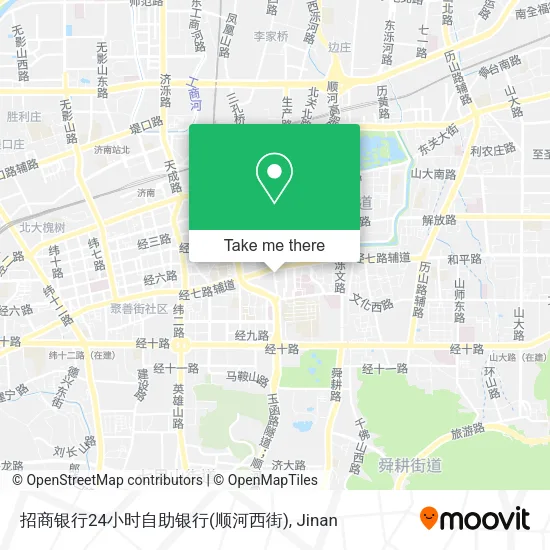 招商银行24小时自助银行(顺河西街) map