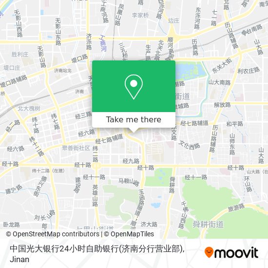 中国光大银行24小时自助银行(济南分行营业部) map