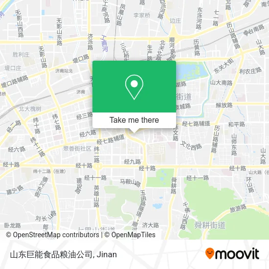 山东巨能食品粮油公司 map