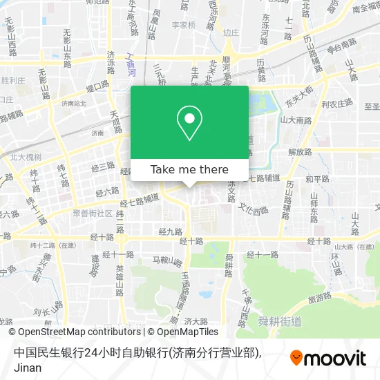 中国民生银行24小时自助银行(济南分行营业部) map