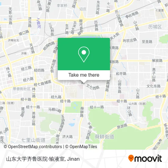 山东大学齐鲁医院-输液室 map