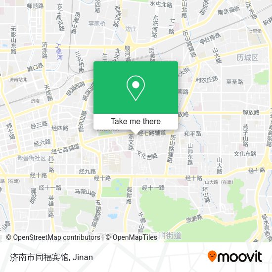 济南市同福宾馆 map