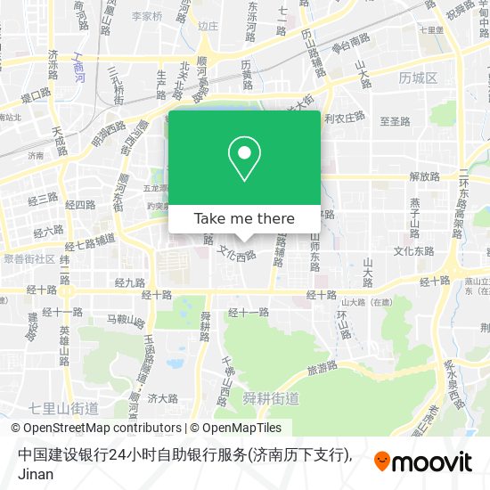 中国建设银行24小时自助银行服务(济南历下支行) map