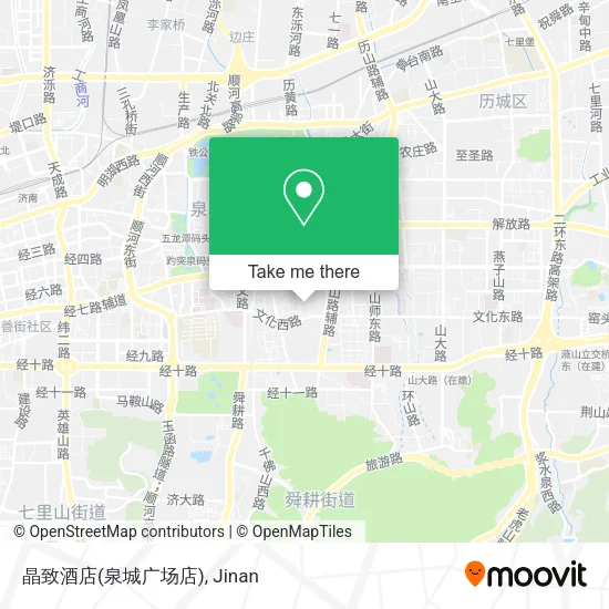 晶致酒店(泉城广场店) map