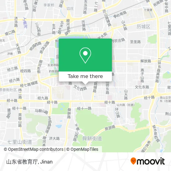 山东省教育厅 map