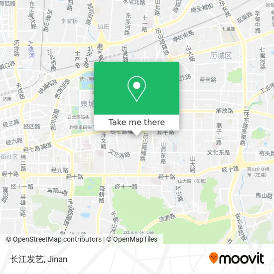 长江发艺 map