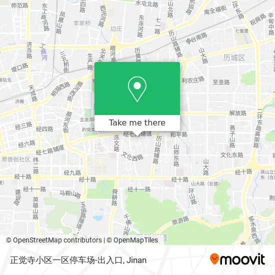 正觉寺小区一区停车场-出入口 map