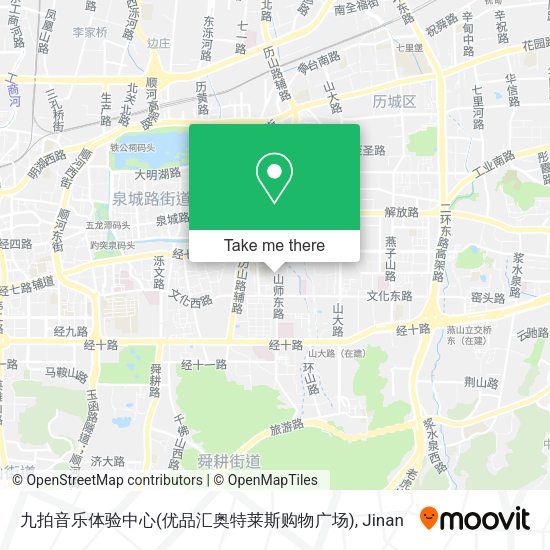 九拍音乐体验中心(优品汇奥特莱斯购物广场) map