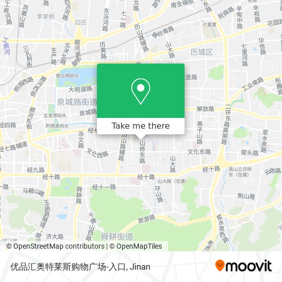 优品汇奥特莱斯购物广场-入口 map