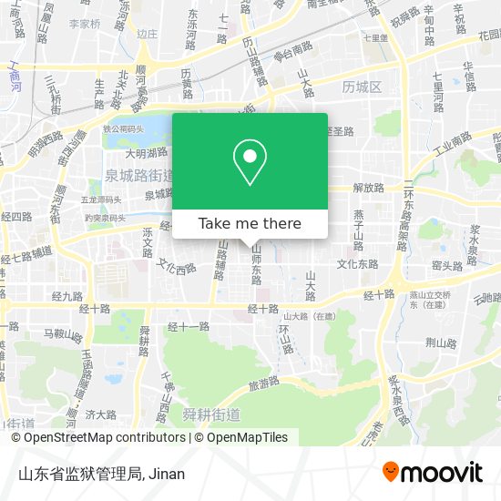 山东省监狱管理局 map