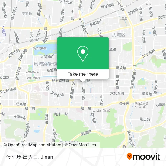 停车场-出入口 map