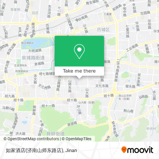 如家酒店(济南山师东路店) map