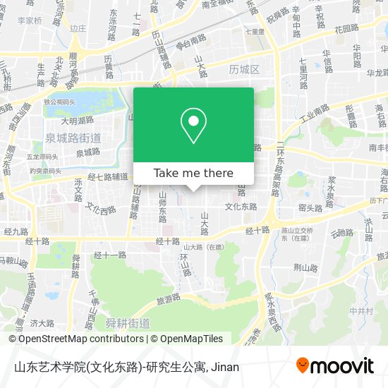 山东艺术学院(文化东路)-研究生公寓 map