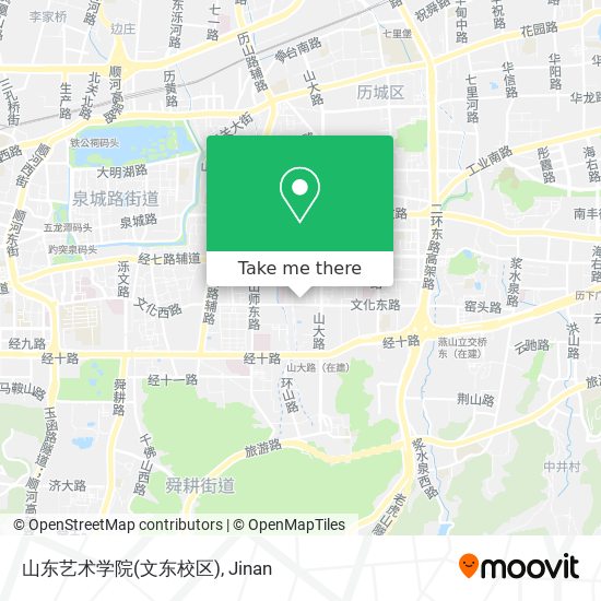 山东艺术学院(文东校区) map