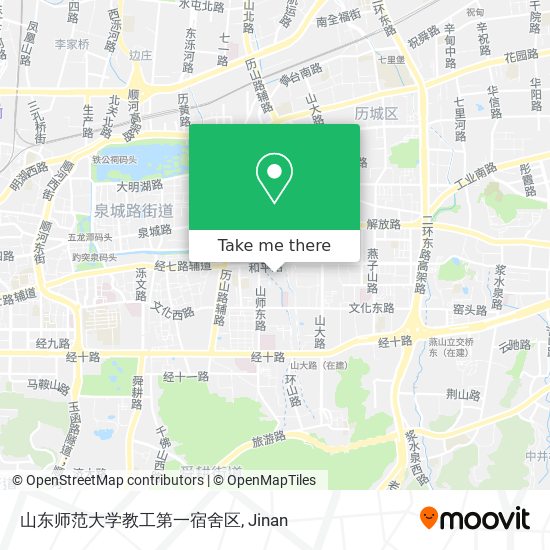 山东师范大学教工第一宿舍区 map