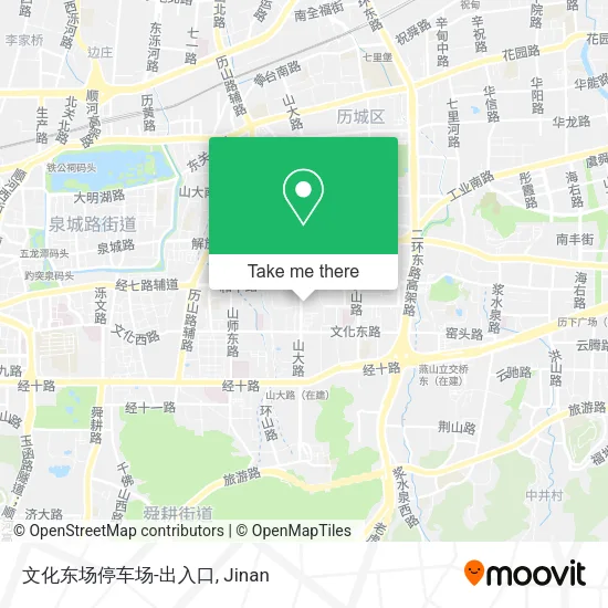 文化东场停车场-出入口 map