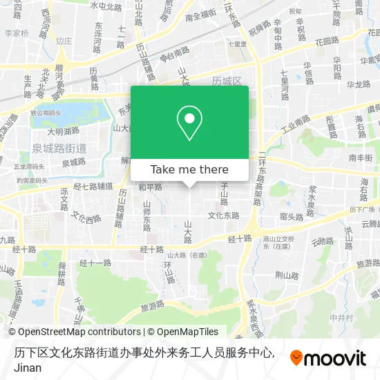 历下区文化东路街道办事处外来务工人员服务中心 map