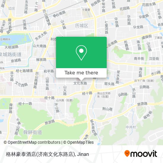 格林豪泰酒店(济南文化东路店) map