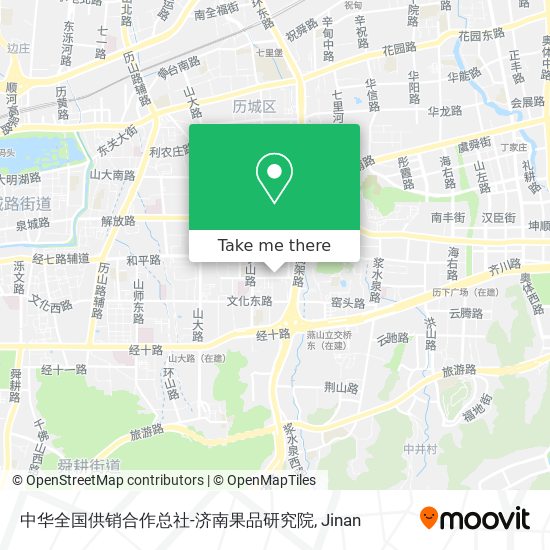 中华全国供销合作总社-济南果品研究院 map
