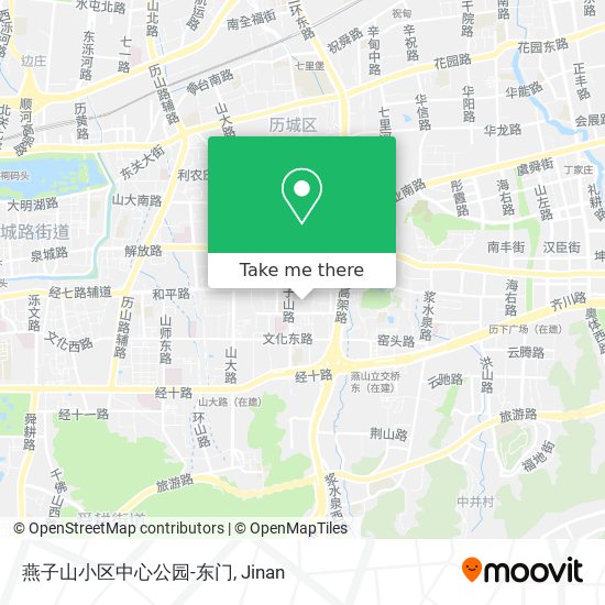 燕子山小区中心公园-东门 map