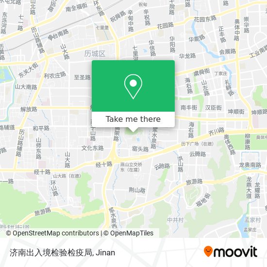 济南出入境检验检疫局 map