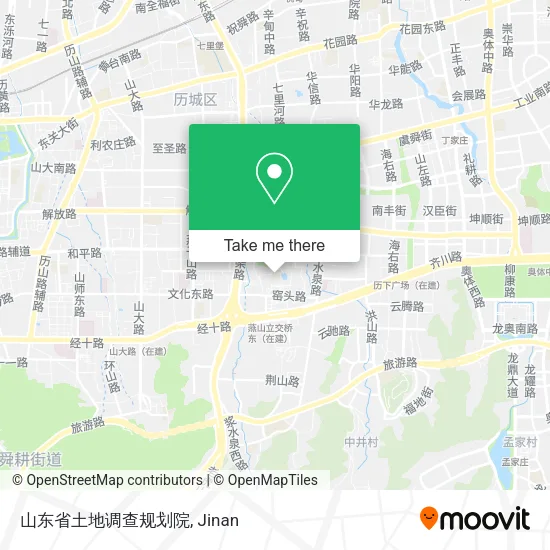 山东省土地调查规划院 map