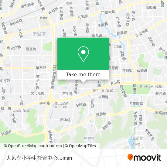 大风车小学生托管中心 map