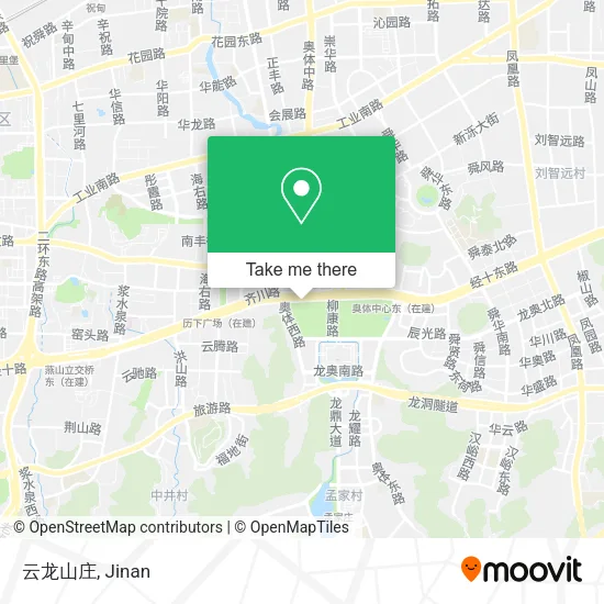 云龙山庄 map