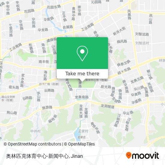 奥林匹克体育中心-新闻中心 map