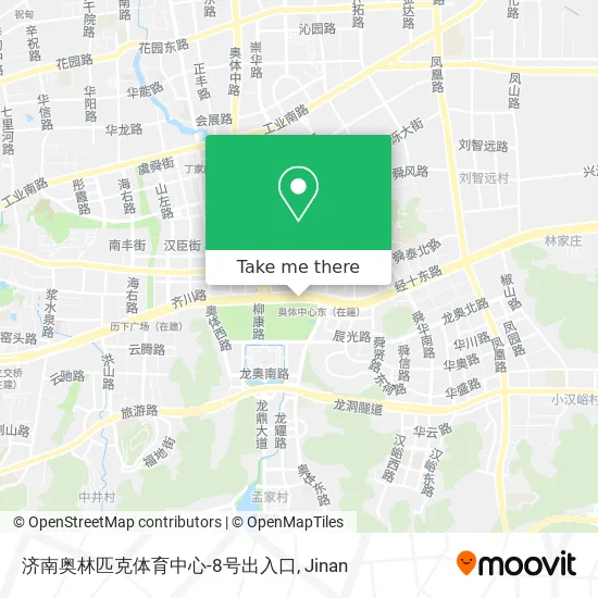 济南奥林匹克体育中心-8号出入口 map