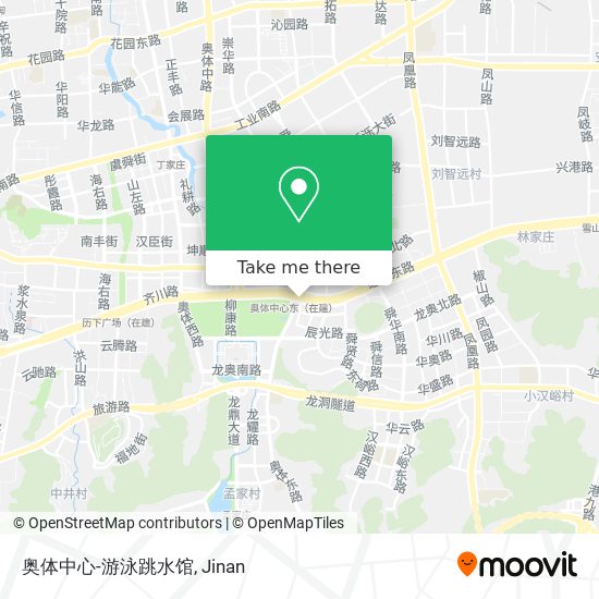 奥体中心-游泳跳水馆 map