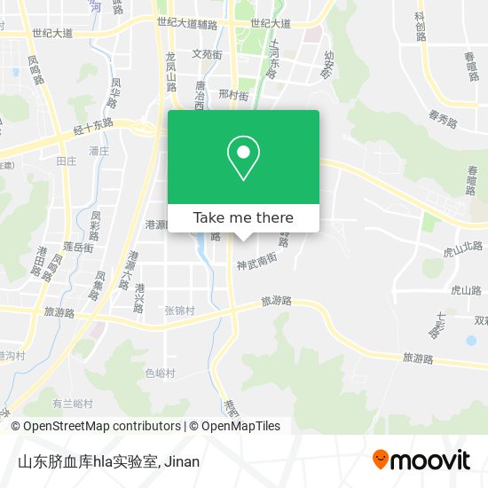 山东脐血库hla实验室 map