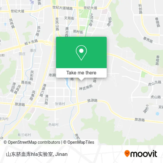 山东脐血库hla实验室 map