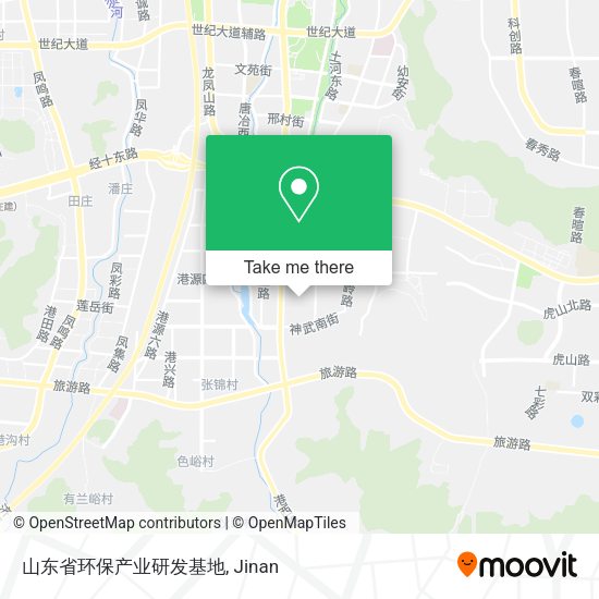 山东省环保产业研发基地 map