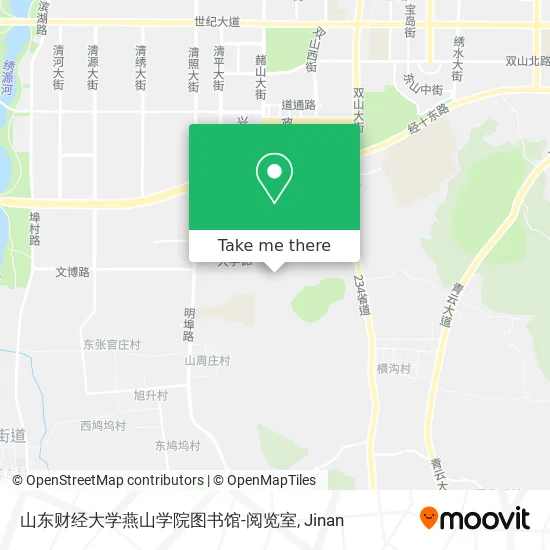 山东财经大学燕山学院图书馆-阅览室 map