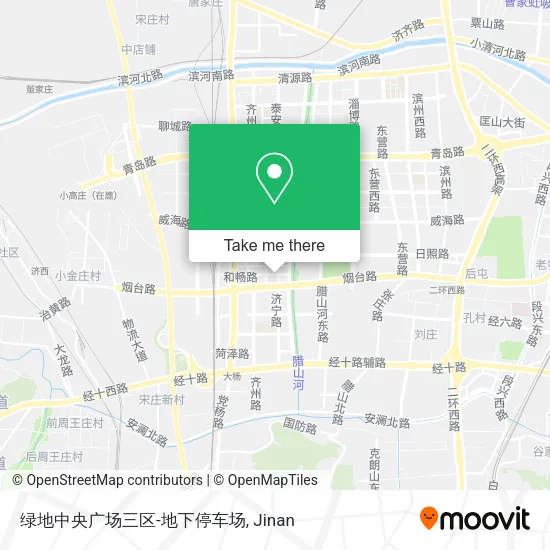 绿地中央广场三区-地下停车场 map
