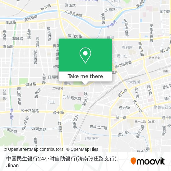 中国民生银行24小时自助银行(济南张庄路支行) map
