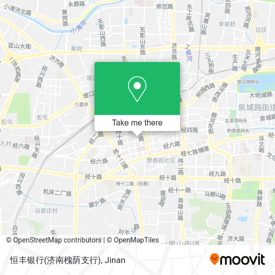 恒丰银行(济南槐荫支行) map