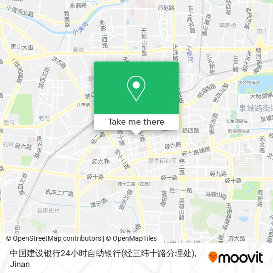 中国建设银行24小时自助银行(经三纬十路分理处) map