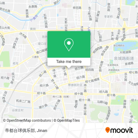 帝都台球俱乐部 map